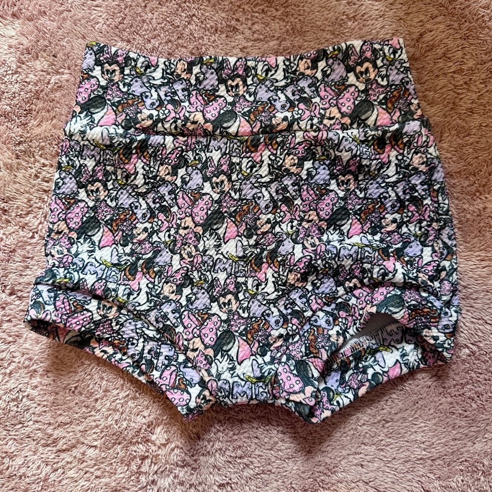 Kids Cartoon Patterned Shorts